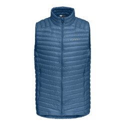 Norrona Trollveggen Superlight Down850 Vest Men's in Mykonos Blue